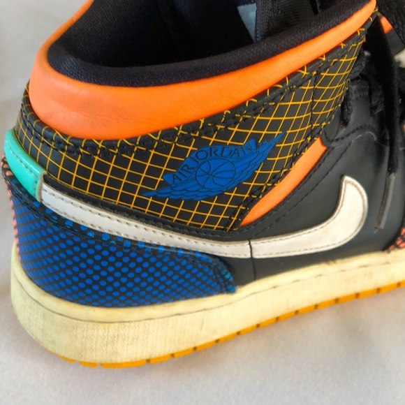 Jordan 1 Mid MMD Multi-Color Grid - Picture 4 of 17
